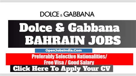 dolce gabbana careers|dolce vacancies.